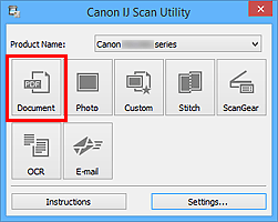şekil: IJ Scan Utility